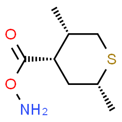 2H-Thiopyran-4-carboxylicacid,4-aminotetrahydro-2,5-dimethyl-,(2alpha,4alpha,5alpha)-结构式