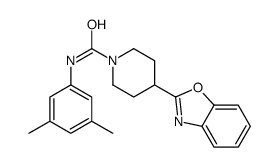 1-Piperidinecarboxamide,4-(2-benzoxazolyl)-N-(3,5-dimethylphenyl)-(9CI) Structure