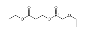 ethoxymethyl-(3-ethoxy-3-oxopropoxy)-oxophosphanium Structure