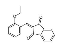 2-[(2-ethoxyphenyl)methylidene]indene-1,3-dione结构式