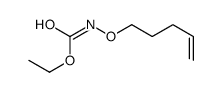 ethyl N-pent-4-enoxycarbamate结构式