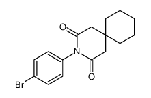 3-(4-bromophenyl)-3-azaspiro[5.5]undecane-2,4-dione Structure