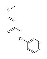 4-methoxy-1-phenylselanylbut-3-en-2-one Structure