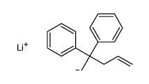 lithium,2-phenylpent-4-en-2-ylbenzene结构式