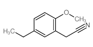 2-(5-ethyl-2-methoxy-phenyl)acetonitrile Structure