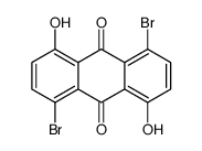 1,5-dihydroxy-4,8-dibromoanthraquinone结构式