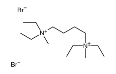 4-[diethyl(methyl)azaniumyl]butyl-diethyl-methylazanium,dibromide结构式