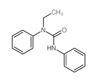 Urea,N-ethyl-N,N'-diphenyl-结构式