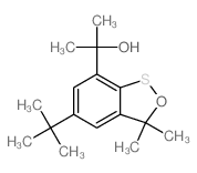 2-(7,7-dimethyl-4-tert-butyl-8-oxa-9-thiabicyclo[4.3.0]nona-2,4,10-trien-2-yl)propan-2-ol picture