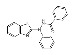 N-benzothiazol-2-yl-N-phenyl-benzohydrazide Structure