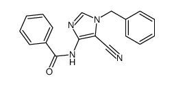 N-(1-benzyl-5-cyanoimidazol-4-yl)benzamide结构式