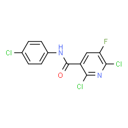 N-(4-CHLOROPHENYL)-2,6-DICHLORO-5-FLUORONICOTINAMIDE picture