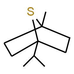 4-isopropyl-1-methyl-7-thiabicyclo[2.2.1]heptane structure