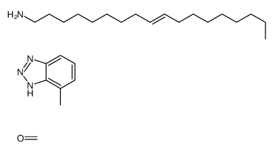 formaldehyde,4-methyl-2H-benzotriazole,(Z)-octadec-9-en-1-amine Structure