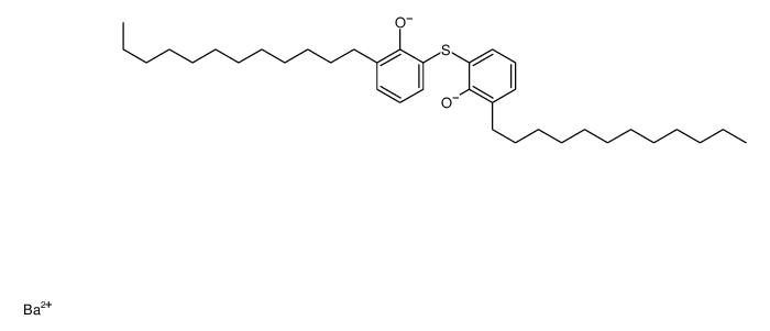 barium thiobis[dodecylphenolate]结构式