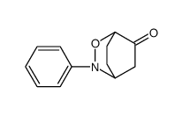 (1S,4R)-2-phenyl-3-oxa-2-azabicyclo[2.2.2]octan-5-one结构式