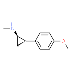 Cyclopropanamine, 2-(4-methoxyphenyl)-N-methyl-, (1R,2S)- (9CI)结构式