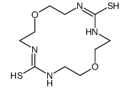 1,9-dioxa-4,6,12,14-tetrazacyclohexadecane-5,13-dithione Structure