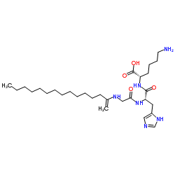 Myristoyl tripeptide-1 structure