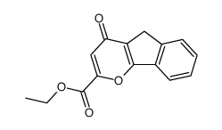 4,5-Dihydro-4-oxy-indeno[1.2-b]pyran-2-carbonsaeureethylester Structure