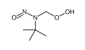 N-tert-butyl-N-(hydroperoxymethyl)nitrous amide结构式