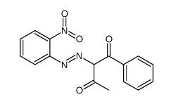 2-[(2-nitrophenyl)diazenyl]-1-phenylbutane-1,3-dione Structure