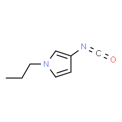 1H-Pyrrole,3-isocyanato-1-propyl-(9CI) Structure