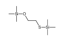 trimethyl(2-trimethylsilyloxyethylsulfanyl)silane Structure