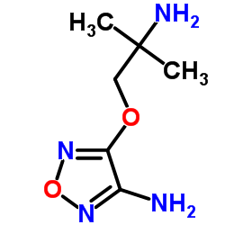 4-(2-AMINO-2-METHYL-PROPOXY)-FURAZAN-3-YLAMINE structure