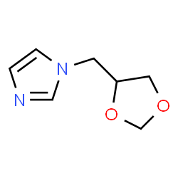 1H-Imidazole,1-(1,3-dioxolan-4-ylmethyl)- Structure