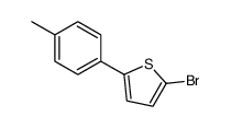 2-bromo-5-(4-methylphenyl)-Thiophene结构式