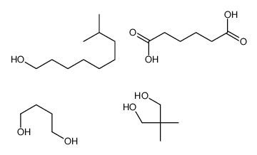 butane-1,4-diol,2,2-dimethylpropane-1,3-diol,hexanedioic acid,8-methylnonan-1-ol Structure