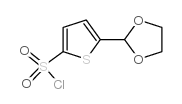 5-(1,3-二氧杂烷-2-基)噻吩-2-磺酰氯结构式