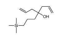 4-(3-trimethylsilylpropyl)hepta-1,6-dien-4-ol Structure