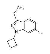 1-CYCLOBUTYL-3-ETHYL-6-FLUORO-1H-INDAZOLE picture