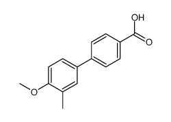 4-(4-methoxy-3-methylphenyl)benzoic acid结构式