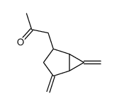 1-(2,6-dimethylidene-4-bicyclo[3.1.0]hexanyl)propan-2-one结构式