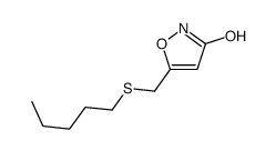 5-(pentylsulfanylmethyl)-1,2-oxazol-3-one Structure