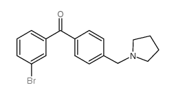 3-BROMO-4'-PYRROLIDINOMETHYL BENZOPHENONE picture