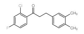 2'-CHLORO-3-(3,4-DIMETHYLPHENYL)-4'-FLUOROPROPIOPHENONE picture