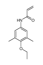 N-(4-ethoxy-3,5-dimethylphenyl)prop-2-enamide结构式