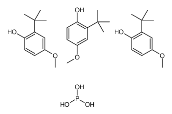 2-tert-butyl-4-methoxyphenol,phosphorous acid结构式