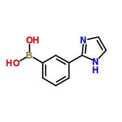 [3-(1H-IMIDAZOL-2-YL)PHENYL]BORONICACID Structure