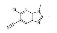 5-chloro-2,3-dimethylimidazo[4,5-b]pyridine-6-carbonitrile Structure