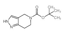 TERT-BUTYL 6,7-DIHYDRO-2H-PYRAZOLO[4,3-C]PYRIDINE-5(4H)-CARBOXYLATE structure