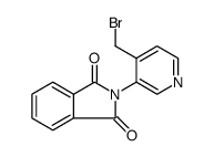 4-Bromomethyl-3-phthalimido-pyridine Structure