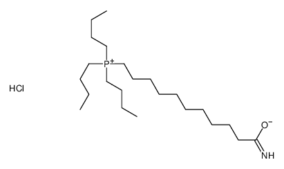 (11-amino-11-oxoundecyl)-tributylphosphanium,chloride Structure