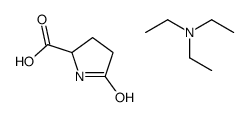 5-oxo-DL-proline, compound with triethylamine (1:1)结构式