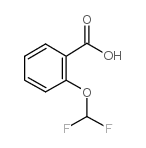 2-(Difluoromethoxy)benzoic acid Structure