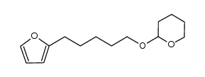 2-(5-furan-2-yl-pentyloxy)tetrahydropyran结构式